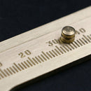 Mini 80mm Solid Brass Sliding Gauge Vernier Caliper Ruler Pocket Measuring Tools