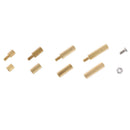 120Pcs M3 Male Female Brass Standoff Spacer PCB Board Hex Screws Nut S^P   Bj