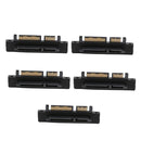 Right Angle SAS to SATA 7+15 Pin Adapter Card For Motherboard SAS Hard Drive