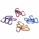 20PCS 2.5inch /6CM Aluminum D Ring Carabiner Clip,Lightweight Durable Small