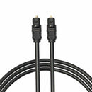 1m Fiber Optic TOSLink Digital Audio Cable Male to Male Lightweight and Fle