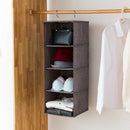 4-Layer Cotton And Linen Wardrobe Hanging Foldable Storage Bag For Underwea