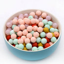 50Pcs Round Silicone Teething Beads 15Mm Baby Teether Bead Food Silicone Ba