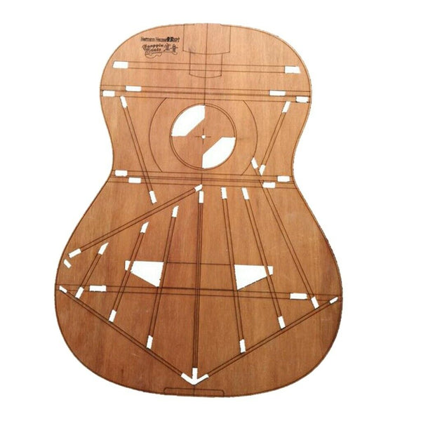 39 Inch Classical Guitar Body Template for Hermann Hauser Guitar, Thick