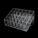 Clear 24 Makeup Lipstick Cosmetic Storage Display Stand Racks Holder OrganizeME