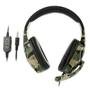 Camo Stereo Wired Gaming Headset with Mic for PS4 NS Xbox One 360 Over Ear