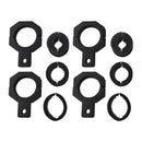 4pcs Fog Driving Lights Brackets for Bull Bar Tube Roof Roll Cage Holder