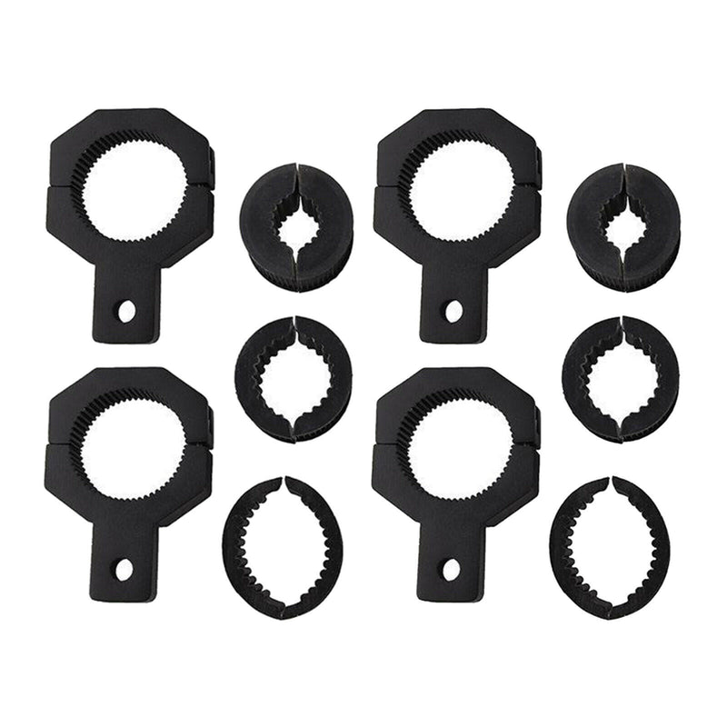 4pcs Fog Driving Lights Brackets for Bull Bar Tube Roof Roll Cage Holder