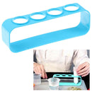 Plastic Test Tube Rack 4 Holes Holder Support Lab Test Tube Stand Shelf 29%!