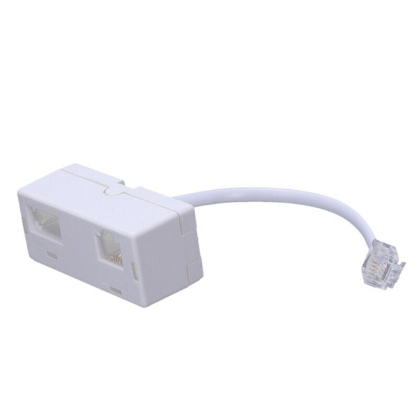 RJ11 Male Plug to RJ11 UK BT Telephone Socket Adapter Splitter D8Q3