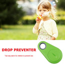 2pcs Smart Bluetooth Pet Anti-Lost Device Drop Shape Tracker Green+Rose Red A
