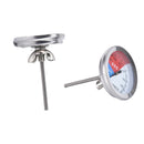 Stainless Steel Barbecue BBQ Smoker Grill Thermometer Temperature Gauge 100-5 FU