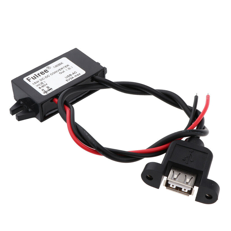 DC-DC 8-60V /15W, Car Auto Vehicle Power Supply,  Volt Regulator