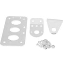 Motorcycle Side Mounted Aluminum Alloy Tail Light Bracket License Plate Bra