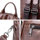 Womens Backpack Purse Pu Leather Anti-Theft Backpack Casual Satchel School