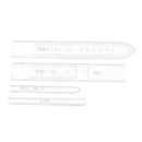 4pcs/Set Leathercraft Tool Acrylic Watch Strap Band Stencil Templates 20mm