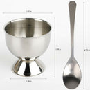 Stainless Steel Egg Cup Stainless Steel Set 12 Includes 6 Egg Cup Holders a