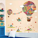 Air Balloon Wall Stickers Baby Kids Childen Room Fairy Decoration Background