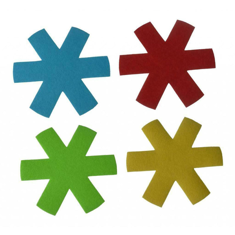 1 Set of Fabric Pan Pad Kitchen Potholder ,Pan Holder ,Dish Protectors, Bowl