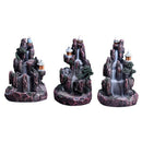 Mountain River Handicraft Incense Holder Backflow Ceramic Burner Censer Art