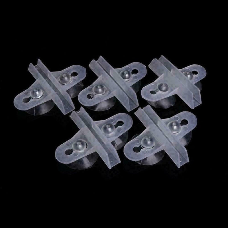 5pcs Aquarium Fish Tank Divider Suction Cup Divider Holder Sheet Set.NEW Pl B1U5