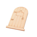 5pcs Wooden Christmas Fairy Door Embellishments Craft Ornaments##FBJBTOCA