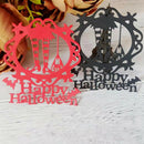 Happy Halloween Witch Metal Cutting Dies Stencil Scrapbook Album Card Decor 3C