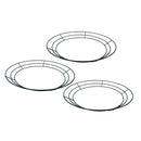 3Pcs 10inch Metal Wire Wreath Frame Flowers/Memorial DIY Crafts for New Year