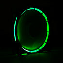 12cm LED Computer Solar Eclipse Light Effect Computer Case Fan(Green)