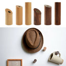 Wooden Wall Hook Pegs Hallway Coat Hanger Holder Modern Benchwood 3x6cm
