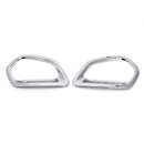 2Pcs Car Back Rear Fog Light Lamp Cover Trim For Mitsubishi Outlander 2017/2016