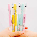 3X Erasable Gel Pens Blue Gel-ink Pens for Office School Supplies Writing Tool