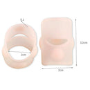 1Pair Bunion Toe Separator Foot Care Tool Silone Fabric Hallux Valgus-CorrectiME