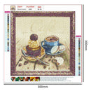 5D DIY Full Drill Diamond Painting Cross Stitch Embroidery Kit (Coffee03)