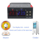 Stc-3008 110-220V Dual Digital Thermostat Temperature Controller For Incuba