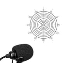 Comica CVM-D02B 6M/19.7Ft Dual-Head Lavalier Lapel Microphone for Nikon Son