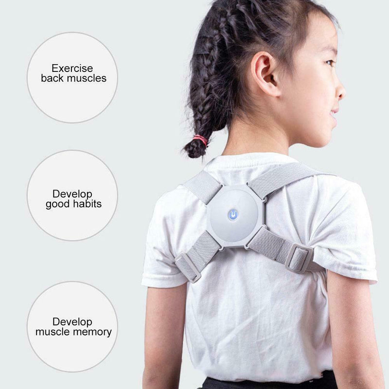 Adjustable Back Posture Intelligent Back Brace Support Spine Support Strap  Top