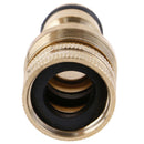 Garden Brass Hose Quick Connector 1/2 Copper Connector Garden Hose Female Thr JR