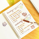 45Pcs/Set Cute Cat Stickers Ablum Diary Decoration DIY Scrapbooking Stickers