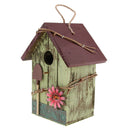 2 Pieces Wooden Bird Houses House Outdoor Birds Nest Box DIY Arts Ornament