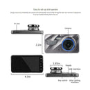 4" Vehicle HD 1080P Car Dashboard DVR Camera Video G-Sensor Dash Recorder U9M0