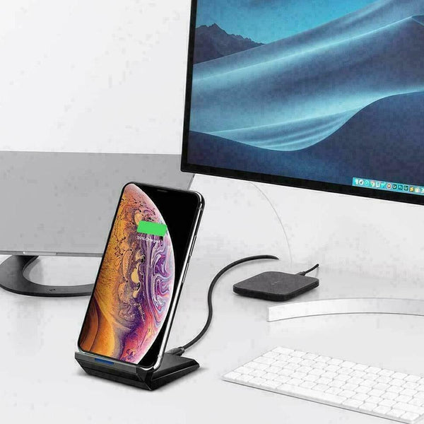 15W Qi Wireless Charger Fast Charging Dock Stand For Universal iPhon L1K2 G A1K8