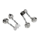 30Pcs Fishing Bite Alarms Fishing Rod Tip Alert Ring Clip Double Bells Clamp on