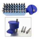 38Pcs/set Manual Leather Craft Set Carving Embossing Beveler Stamping Tools DIY