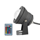 10W Underwater LED Fountain Light Remote Control RGB Waterproof Pool Garden