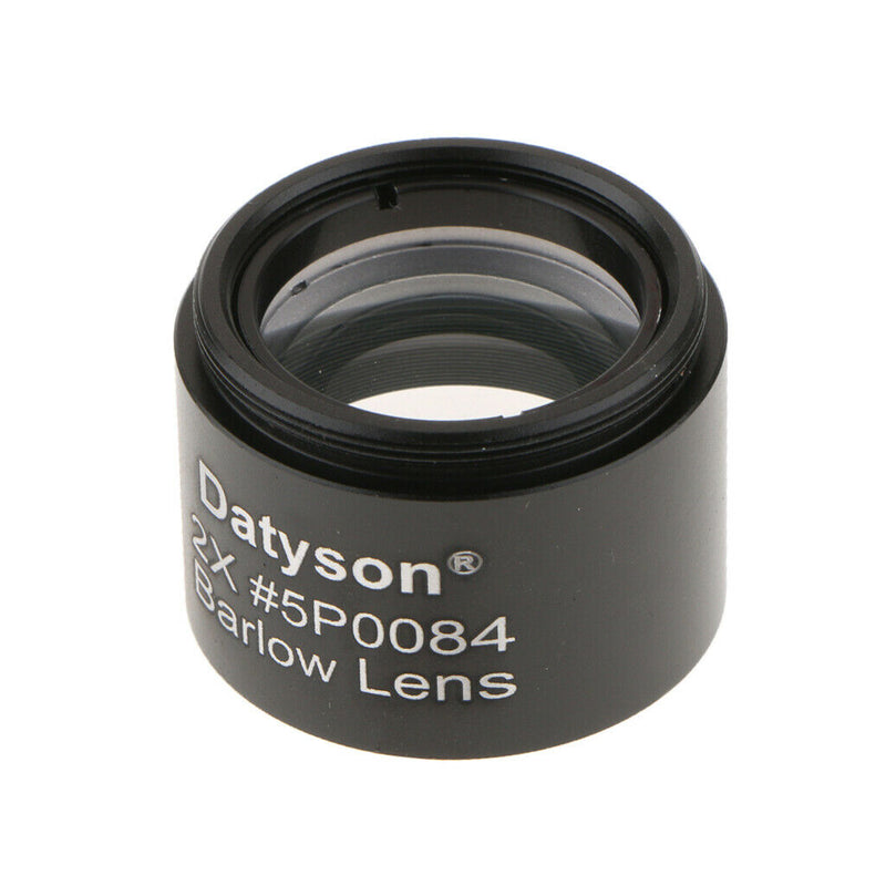 1.25"/31.7mm 2X Barlow Lens with M28.6*0.6 Thread for Telescopes Eyepieces