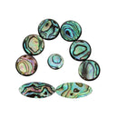 Pack of 9 Shell Saxophone Key Button Inlays for Alto/Soprano/Tenor Saxophone