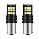 2Packs 15 LED HEADLIGHT TURN SIGNAL RUNNING LAMP FOR TRUCK CAR 1156 3030