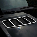 2Pcs ABS Chrome Exterior Front Hood Air Vent Outlet Trim Cover for Mercedes