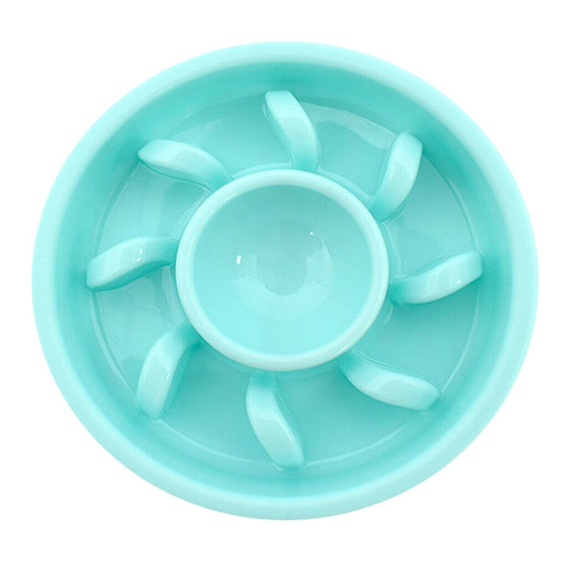 2Pcs Dog Feeder Pet Cat Anti-Gulping Non Slip Bowls Dishes For Large Dogs